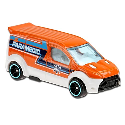 Hot Wheels Ford Transit Connect HW Rescue miniatura 2