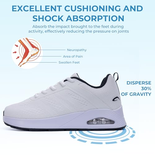 Image of MEHOTO Womens Wide Toe Box Shoes Walking Sneakers with Arch Support Fashion Tennis Shoes for Swelling Bunion Plantar Fasciitis