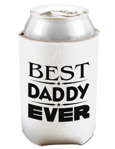 Best Daddy Ever Can and Bottle Insulator Cooler - White 2 PACK