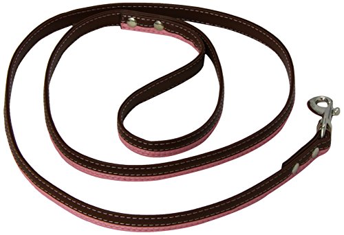 Doggy Things 2-Stripe - Plomo pequeño, Color marrón y Rosa