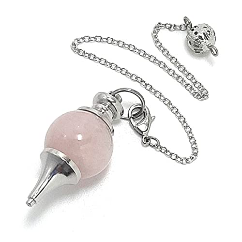 ペンデュラム ローズクォーツ ボールタイプ（ダウジング