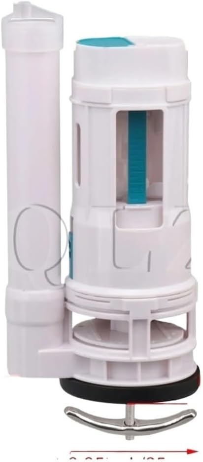 Compatible for BQLZR Toilet Joined Water Tank Dual Flush Fill Drain Valve 7.09/8.27Inch Adjustable(7.09Inch)