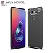 Produktbild NUPO Hülle für ASUS ZenFone 6 ZS630KL, Silikon Schale Kratzfest Kohlefaser Optik Carbon Fiber Look Shockproof Schutzhülle TPU Case Cover für ASUS ZenFone6 ZS630KL (Schwarz)