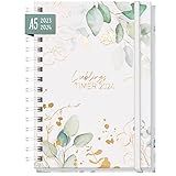 Kalender Lieblings-Timer A5 2023/2024 [Blattgold] Juli 23 - Dez 24 | Hardcover Terminplaner Ringbuch, Terminkalender, Spiralkalender, Wochenplaner, Planner | nachhaltig & klimaneutral
