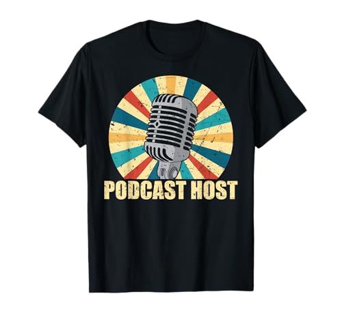 Cool Podcast Design For Men Women Podcaster Hosting Channel T-Shirt
