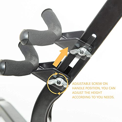 Gonioa LWPGM93NCV Folding Saxophone Stand For Alto Sax, Alto Tenor Sax Stand, Adjustable Metal Triangle Base Design Saxophone Holder Rack Portable Musical Instrument thumb #3