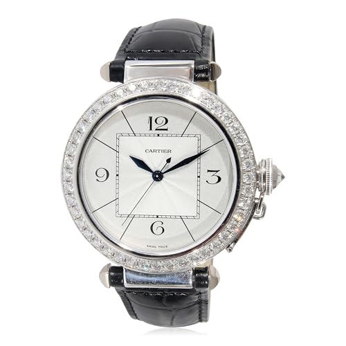 Pre-Loved Pasha de Cartier Watch, 7.50, 18 Karat White Gold