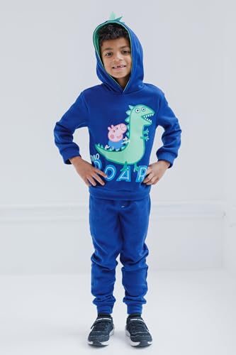 Pull à capuche Peppa Pig George anti-froid avec son jogging