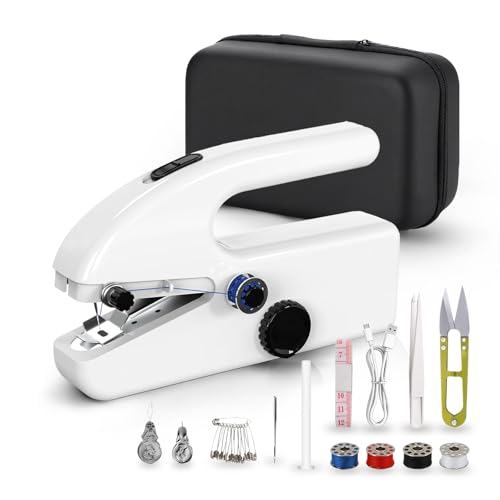 Handheld Sewing Machine With Storage Box, Mini Portable Sewing Machine