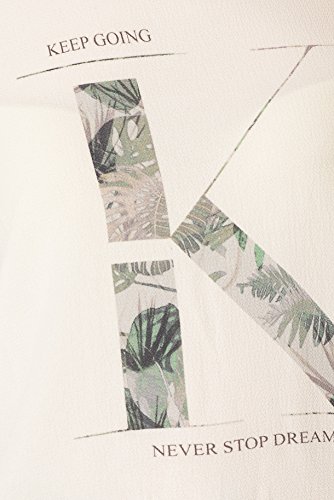 ONLY Onlnew Rhina S/s Top Box T-Shirt, Grigio