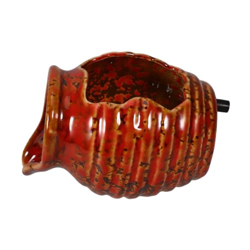 STOBAZA Ceramic Water Jar Fountain Indoor Outdoor Decorative Jar Water Fountain Courtyard Waterfall for Zen Garden