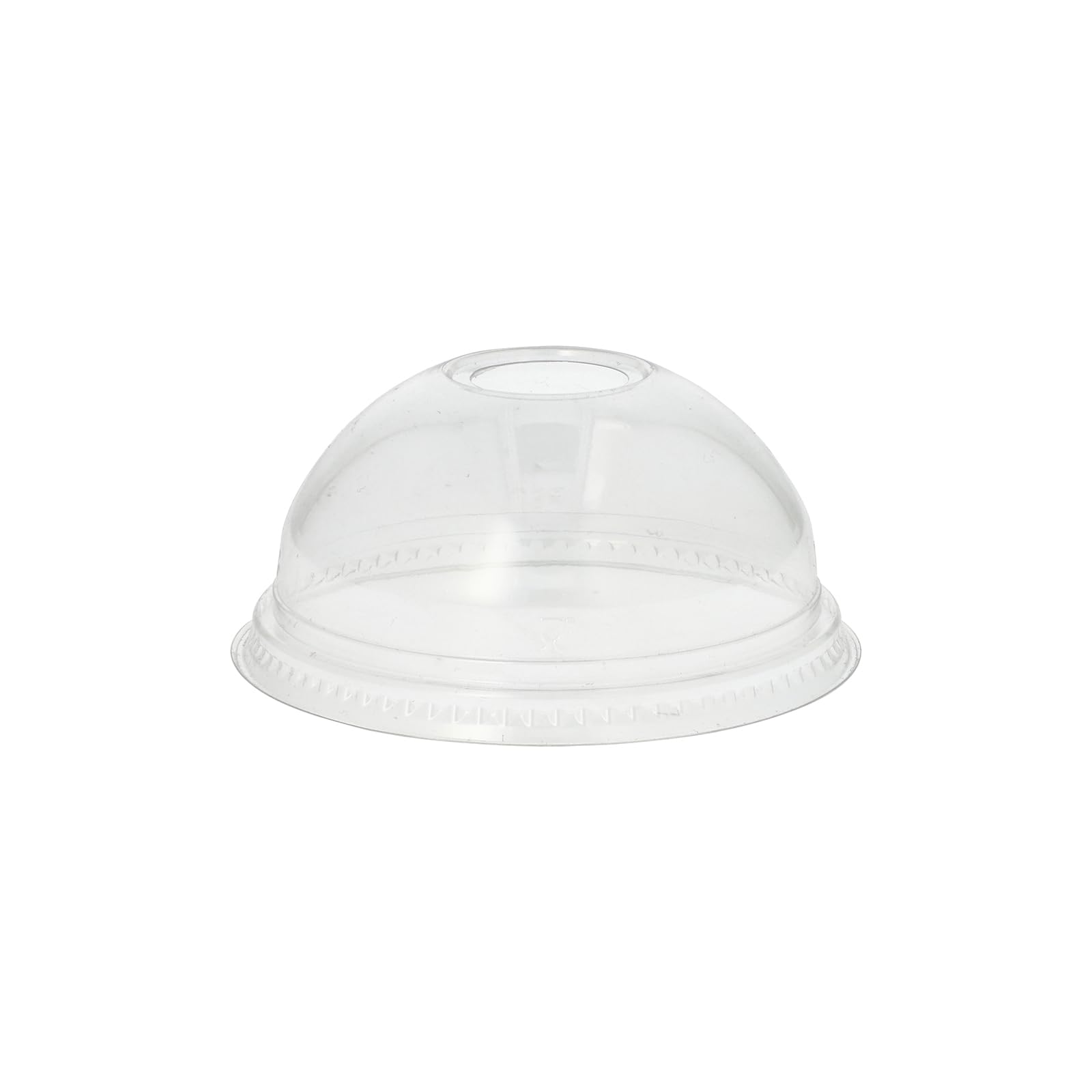 PAPSTAR 800 Dom-Deckel Hurricane, PET rund Ø 9,5cm 4,5cm glasklar mit