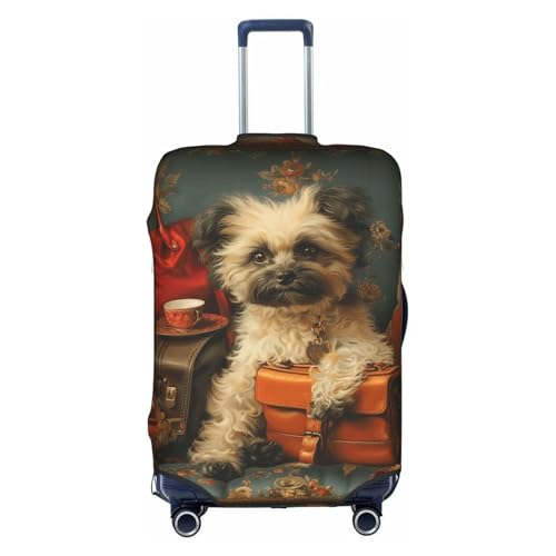 Bouvier des Flandres dog Elastic Travel Luggage Cover Travel Suitcase Protective Cover