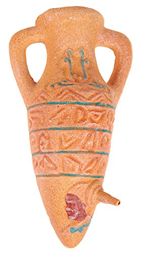 Zolux Décoration Aquarium Amphore Egypte avec Diffuseur d'air 12 x 5 x 6 cm