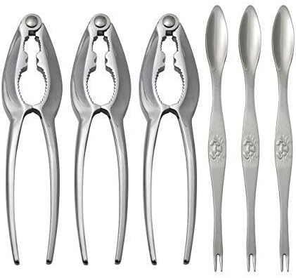 Solula Seafood Tool Kit, Seafood Crackers and Forks Set, 6-Piece