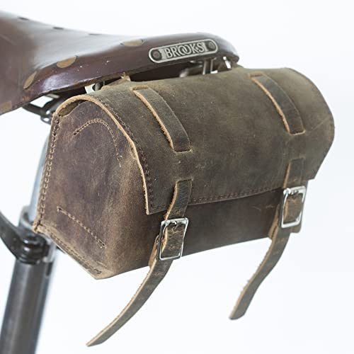 Sac de selle en cuir pour vélo pour transporter vos affaires sans sac à dos encombrant