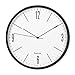 Produktbild Hama Wanduhr ohne tickgeräusche (leise Wohnzimmer-Uhr mit großem Ziffernblatt, analoge Küchenuhr inkl. Batterie) schwarz