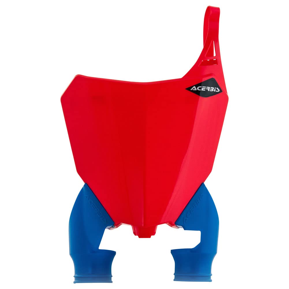 Amazon.com: Acerbis Raptor Front Number Plate Red/Blue for Honda