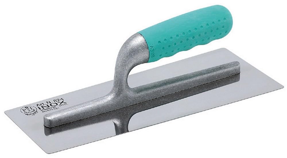 1PEZZO FRATTAZZO MARMORINO IN ACCIAO INOX art. 824/I cm. 24x10