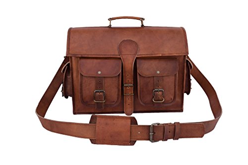 Sacoche ordinateur portable 38,1 cm en cuir de qualité supérieure - 2
