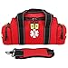 Lightning X EMT Medic Large First Responder EMS Trauma Jump Bag w/Dividers (Red)