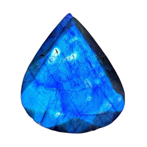 Labradorite naturelle poire 31x27mm pour création de bijoux et pendentif DIY