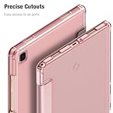 FINTIE SlimShell Case for Samsung Galaxy Tab A7 10.4 Inch 2022/2020 Model (SM-T500/T503/T505/T507/T509), Lightweight Stand Translucent Frosted Back Cover, Auto Wake/Sleep, Rose Gold - Image 8