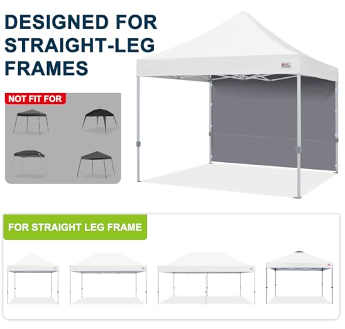 Image of MASTERCANOPY 10x10 Pop Up Canopy Sidewall Only 1-Pack Gray