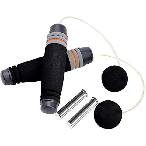 Weighted Cordless Jump Rope for Workout Tangle-free Adjustable Bod Rope Skipping Rope for Beachbody Weight Loss Boxing MMA WOD Training BOD Rope MBF Fitness for Men Women Kids Cover