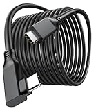 VCZHS Tech USB C to USB C Cable 15ft 60W - Right Angle Type C Charging Cable Cord 90 Degree USBC to USBC Cable for iPhone 16/15 Pro Max/Plus/MacBook Air/ S24/S23(Charge Only)