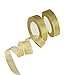 Produktbild KAKOO 50Yard Glitter Dekoband 20mm Organza Band Schleifenband GOLDBAND Bastel für Hochzeit Weihnachten Geschenk Dekoration (GOLDEN)