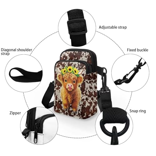 Image of Xpyiqun Small Crossbody Bag Women Phone Purses Sling Shoulder Handbag Cross Body Pouch Wallet Bags