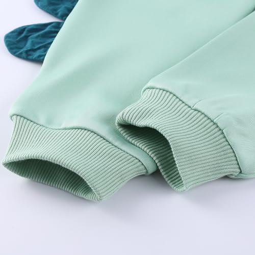 Image of STARRYHEARTS Toddler Baby Boy Sweatsuit Long Sleeve Sweatshirt Pants Sets Kids Crocodile Outfit Fall Winter Clothes(Size:1-6)