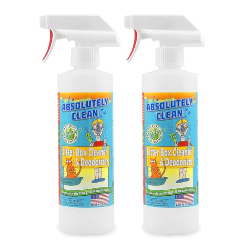 Image of Absolutely Clean Litter Box Cleaner and Deodorizer, Eliminate Odors Quickly, Neutralizes Urine and Feces Odors in The Air and The Box, Make Litter Last Longer