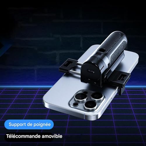 Trípode selfie para teléfono con rotación de 360 grados y soporte antideslizante 5