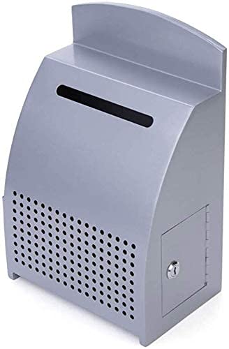 WYZQ Regensicherer Briefkasten Villa Briefkasten Wandmontiertes verzinktes...