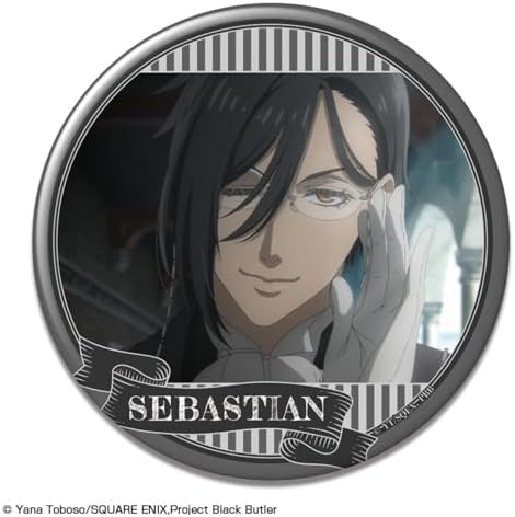 Amazon | TVアニメ『黒執事 -寄宿学校編-』 缶バッジ セバスチャン