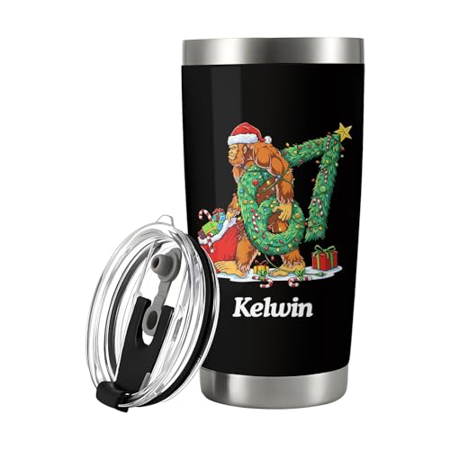 Solantrapod Personalized Coffee Mug Funny Bigfoot 67 Funny Six Seven Gen Alpha Slang Bigfoot Christmas, 20 Oz Stainless Steel Water Bottle