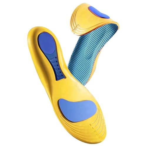 AEKZOX 1 Par Plantillas Ortopédicas, Soporte para Fascitis Plantar y Espolón Calcáneo, Alivio del Dolor de Pies, Hombres y Mujeres (39-40)