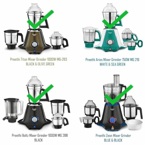 Image of 100% Replacement Mixer Jar Compatible with Preethi Zodiac & Preethi Steele Mixer Grinders | 1-Year Guarantee (Compatiable For Zodiac)