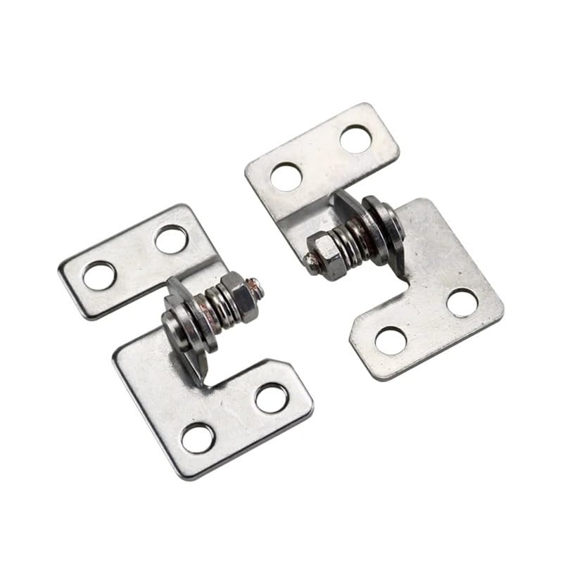 Rotation Door Hinge,Cabinet Hinges Deep Groove Double Rubber Seal Bearings Stainless Steel Adjustable Torque Shaft Equipment Instrument Random Stop Damper Flip Cover Positioning and Stop Hinge(R1.0N.m