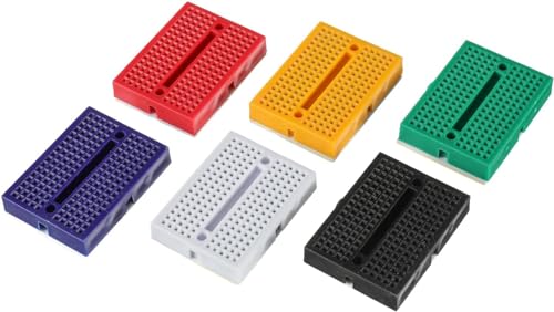 GTIWUNG 170 & 400 & 830 Tie Points Mini Breadboard Kit, Lötfreie Prototyp Leiterplatte für Arduino Proto Shield + 130Stk Steckbrücken Jumper Wire Kabel