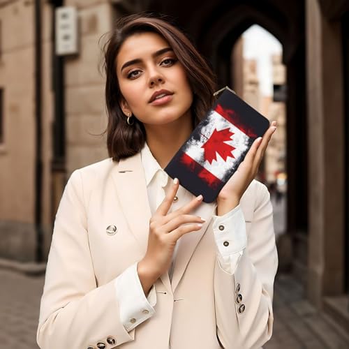 Monedero de mano canadiense moderno versátil largo 6