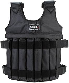 Yosoo Weighted Vest Adjustable Weight Jacket Workout Weight Jacket Exercise Boxing Training Fitness