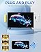 Tongtion Wireless Display Dongle Adapter, Portable Transmitter 1080p HDMI Streaming, AirPlay/Miracast, 5GHz WiFi | Plug & Play for iOS&macOS