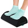 bonmedico Poggiapiedi da Scrivania Ergonomico – Cuscino Poggia Piedi Regolabile Antiscivolo – Supporto per Gambe e Schiena – Accessorio per Ufficio, Casa e Gaming
