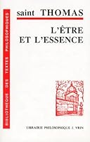 L'etre Et L'essence (Bibliotheque Des Textes Philosophiques) 2711606759 Book Cover