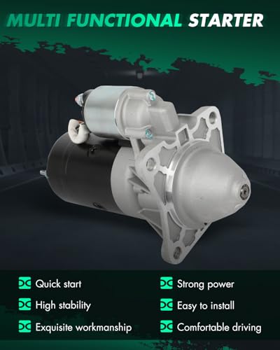 Image of SCITOO Starter Compatible for LAND ROVER for DEFENDER for DISCOVERY 2.5L 1989-2001 Engine Starter Motor 33091