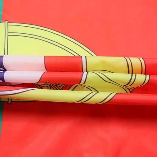 Image of AZ FLAG Portugal BODY Flag 3' x 5' - Portuguese CAPE FAN flags 90 x 150 cm - Banner 3x5 ft