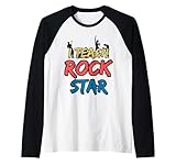 Photo Gallery i teach rockstars tee, fun vibes for music teachers maglia con maniche raglan Photo Gallery i teach rockstars tee, fun vibes for music teachers maglia con maniche raglan